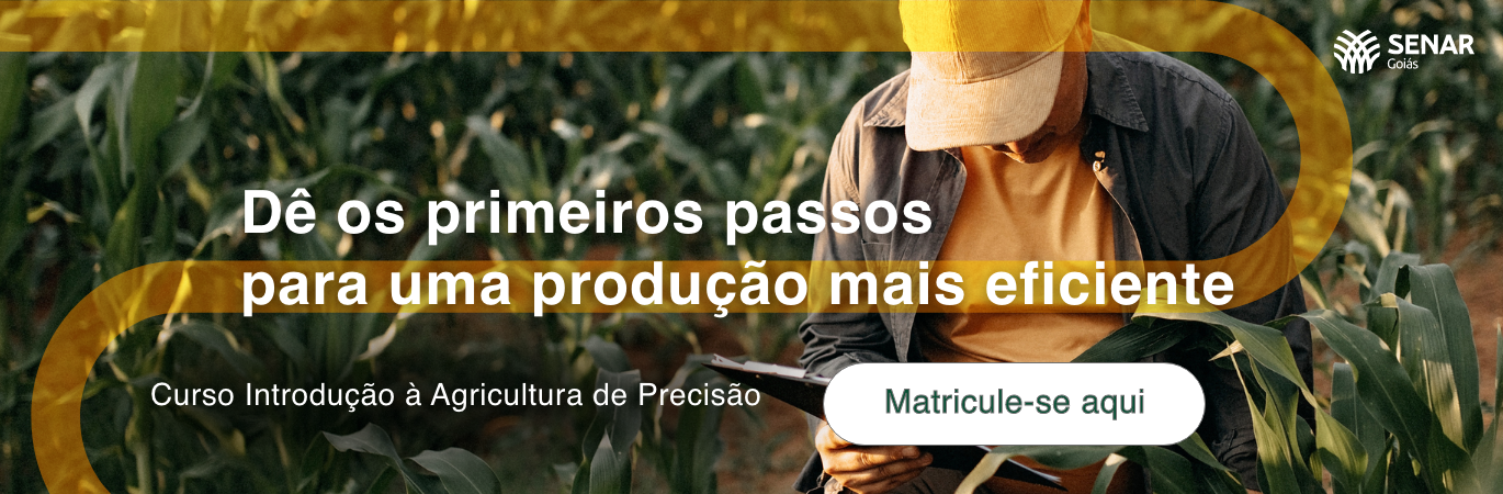 banner do curso Introdução à Agricultura de Precisão