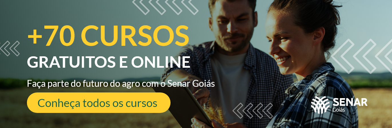 Banner para os cursos do Portal EaD SENAR GO