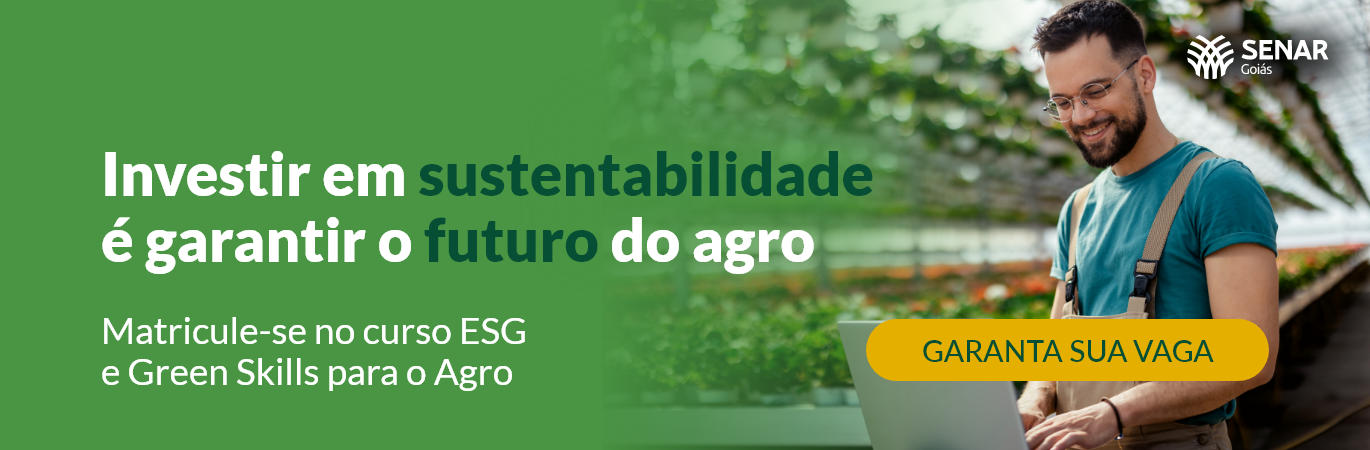 Investir em sustentabilidade é garantir o futuro do agro.